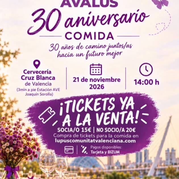 Comida 30 Aniversario AVALUS